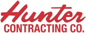 Hunter Contracting Co. logo - red